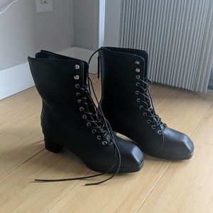Vegan victorian retro boot